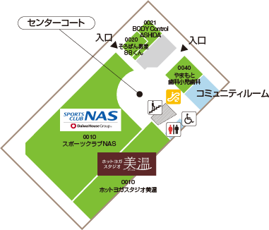 B1Fフロアマップ