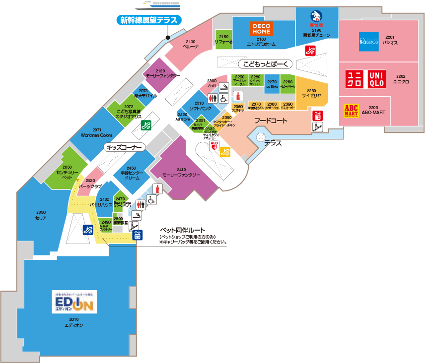 2Fフロアマップ