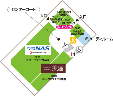 B1Fフロアマップ